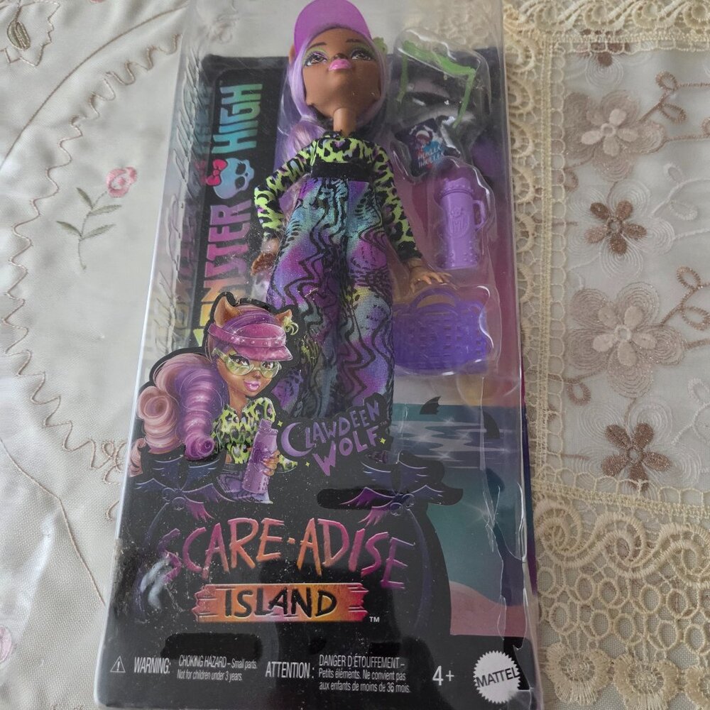 Monster High Scare-Adise Island Claudeen Wolf Doll